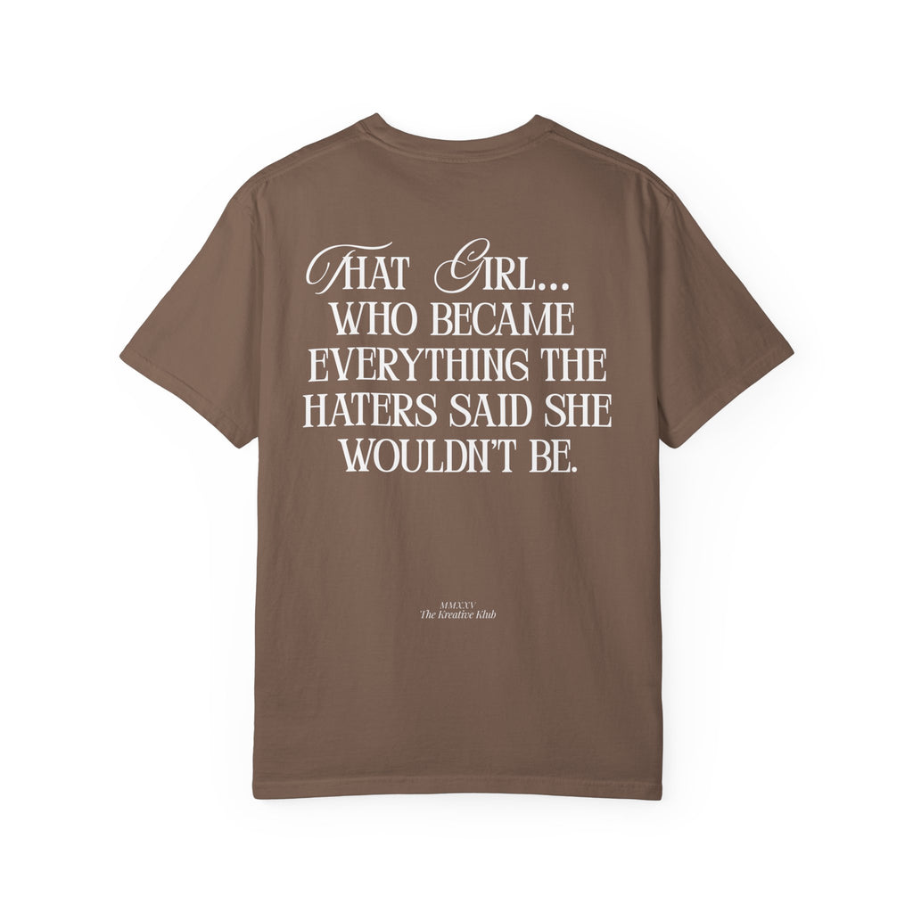 That Girl Comfort Colors Double Sided Tee