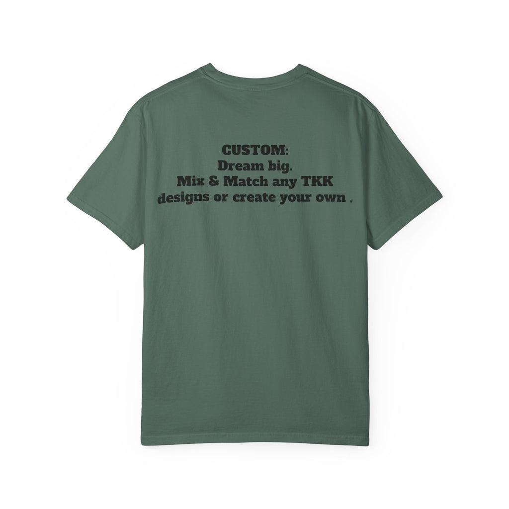 CUSTOM Comfort Colors Single or Double Sided Tee