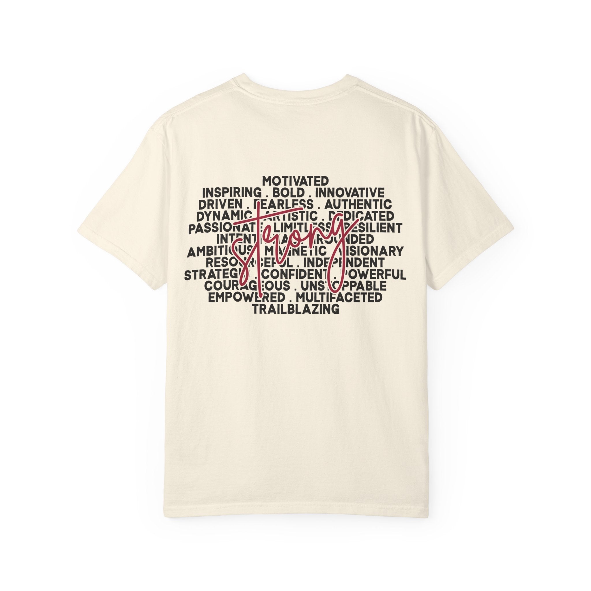 Stronger Than My Fears Comfort Colors Double Sided Tee