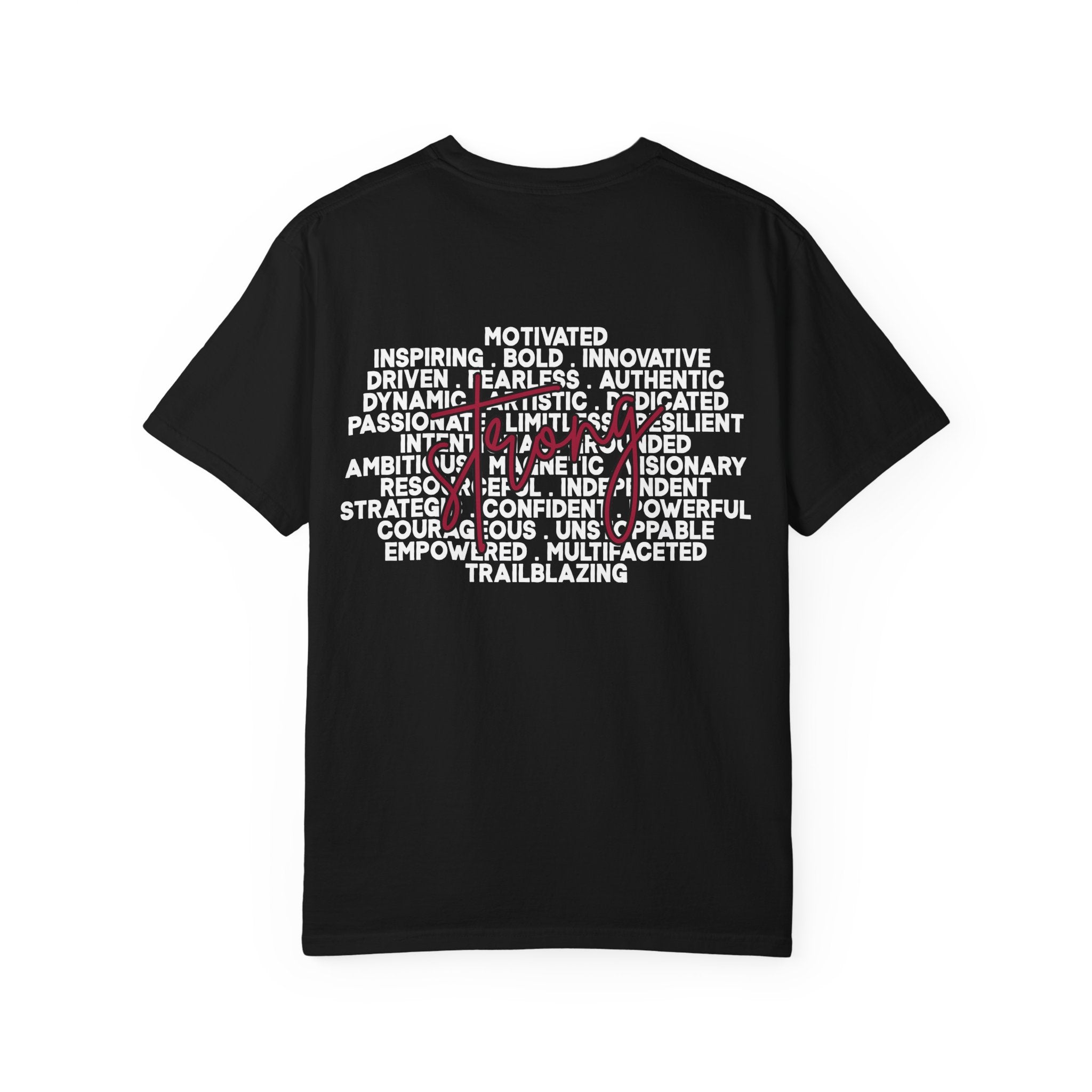 Stronger Than My Fears Comfort Colors Double Sided Tee