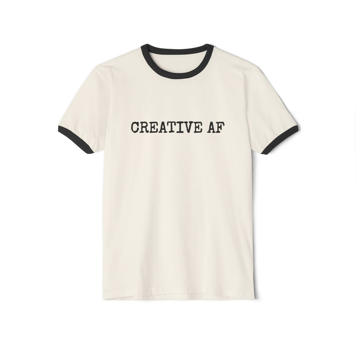 Creative AF Single Sided Cotton Ringer Tee