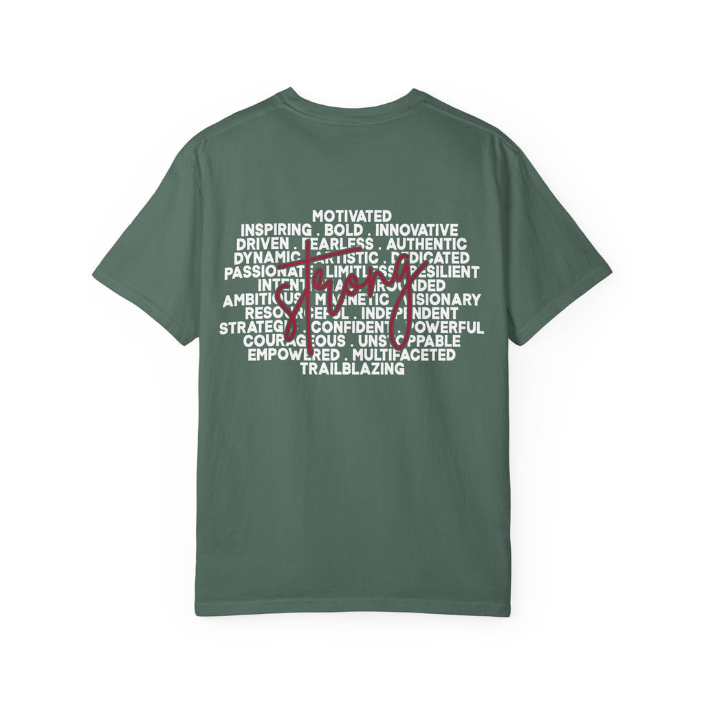 Stronger Than My Fears Comfort Colors Double Sided Tee
