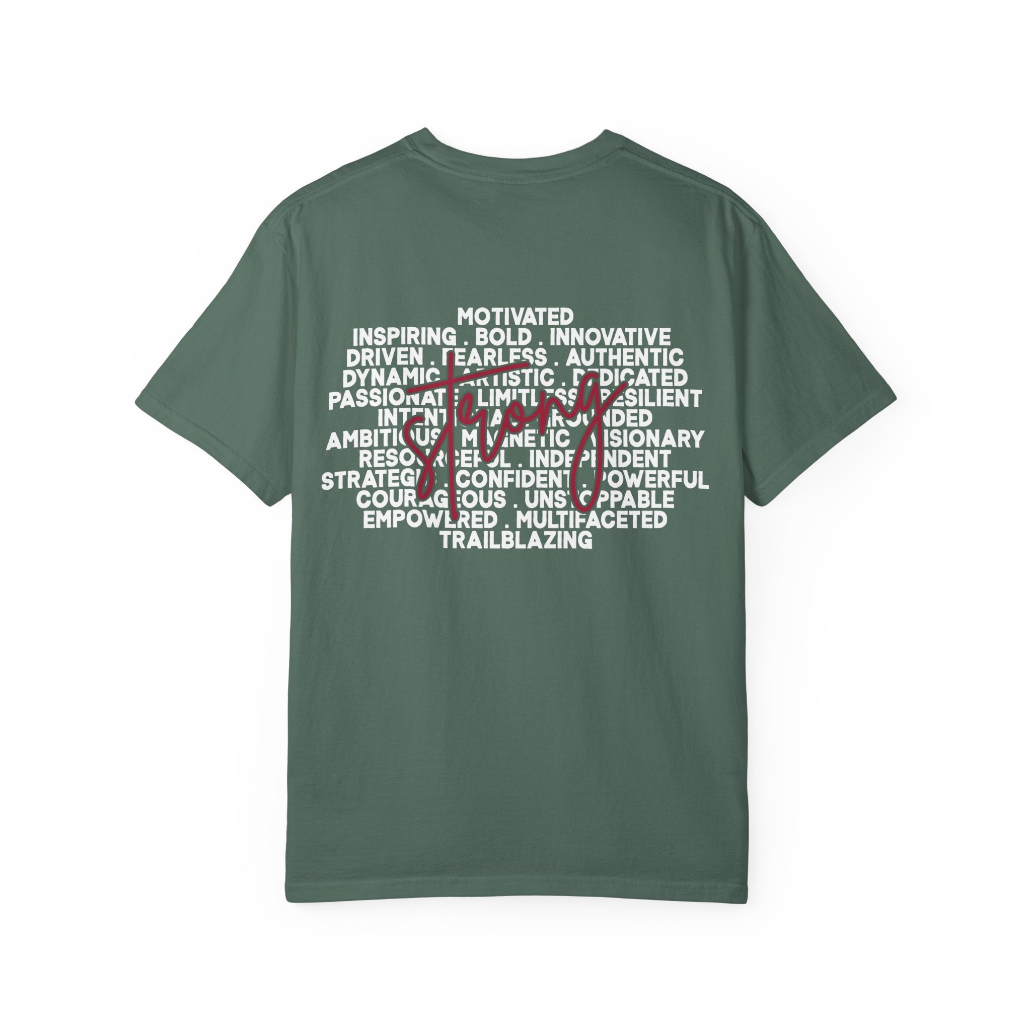 Stronger Than My Fears Comfort Colors Double Sided Tee