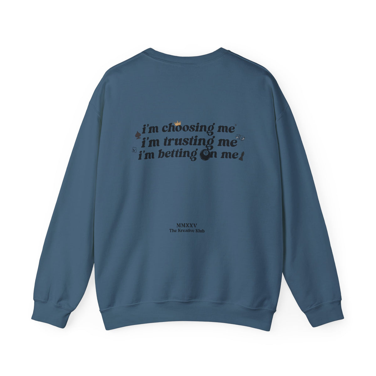 Betting on Me Magic 8 Ball Gildan 18000 Double Sided Sweatshirt