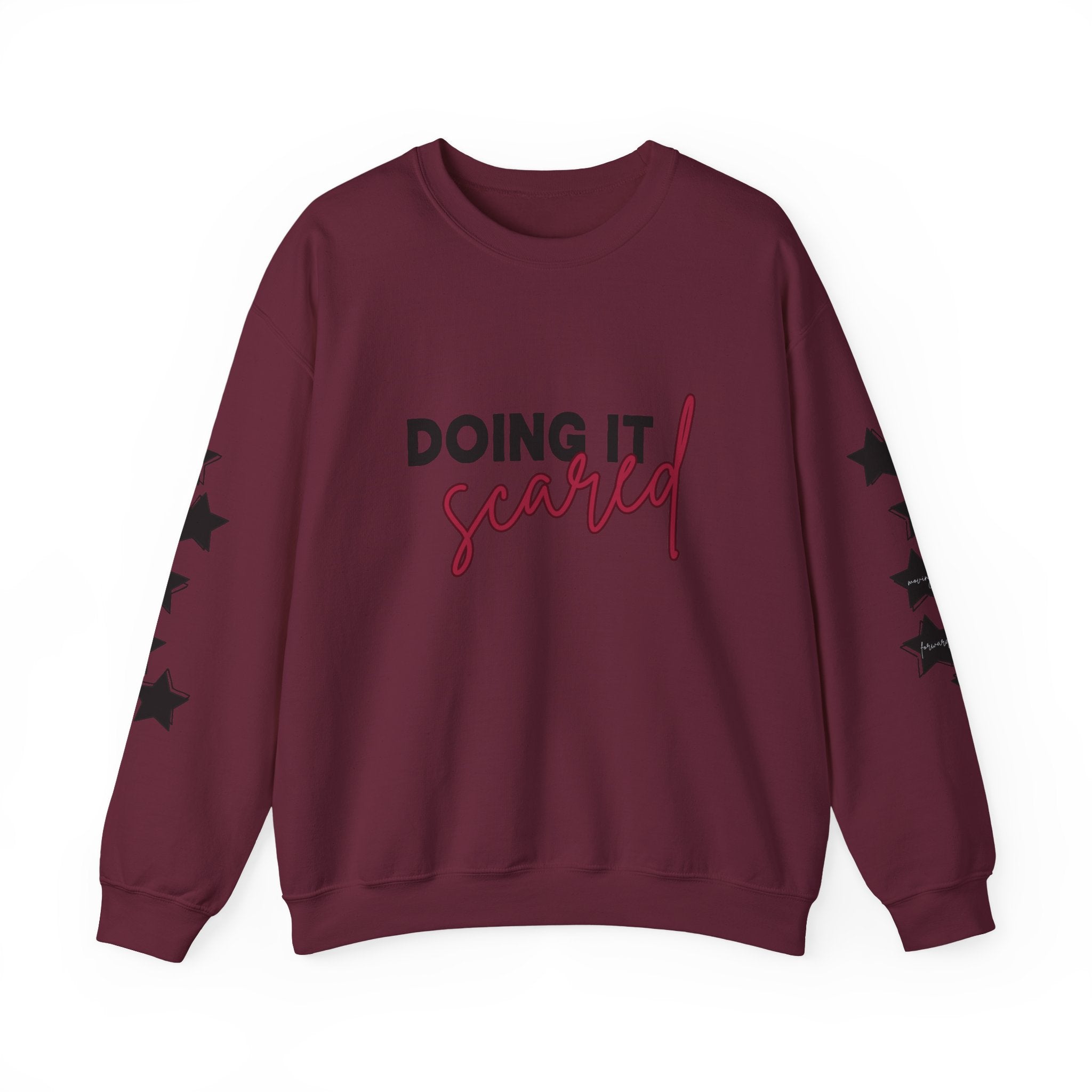 Doing It Scared Gildan 18000 Single Sided (w/sleeves) Sweatshirt