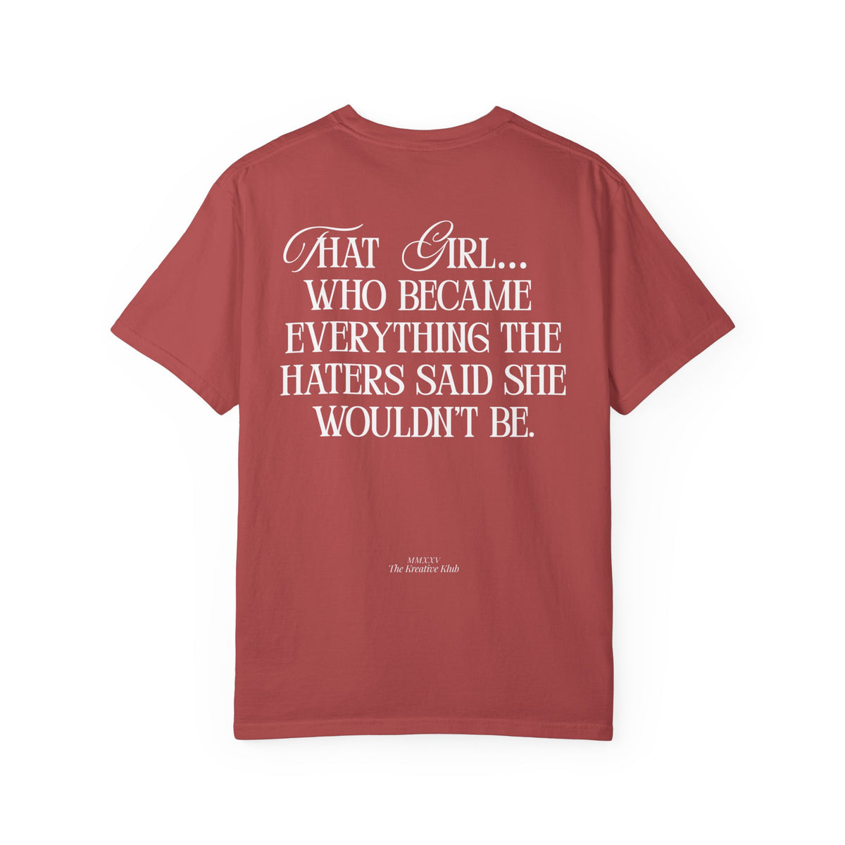 That Girl Comfort Colors Double Sided Tee