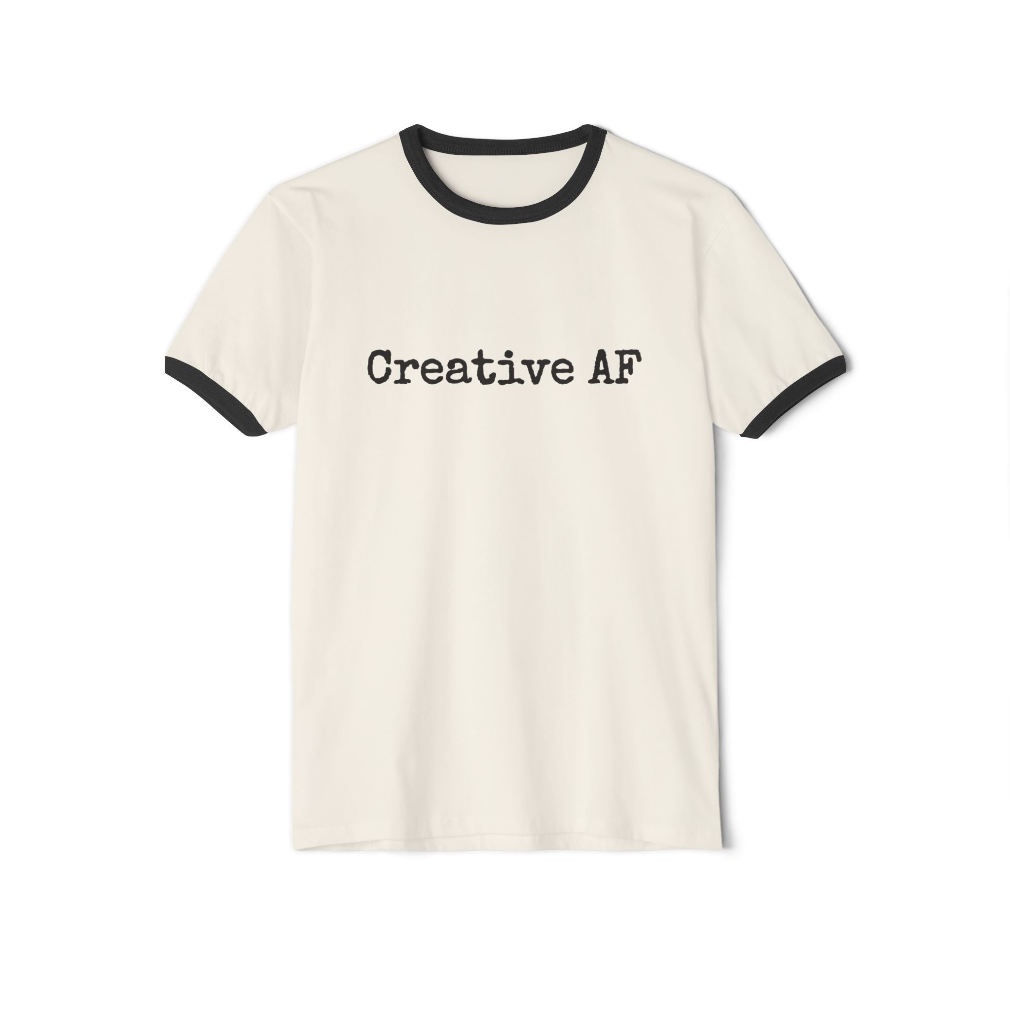 Creative AF Single Sided Cotton Ringer Tee