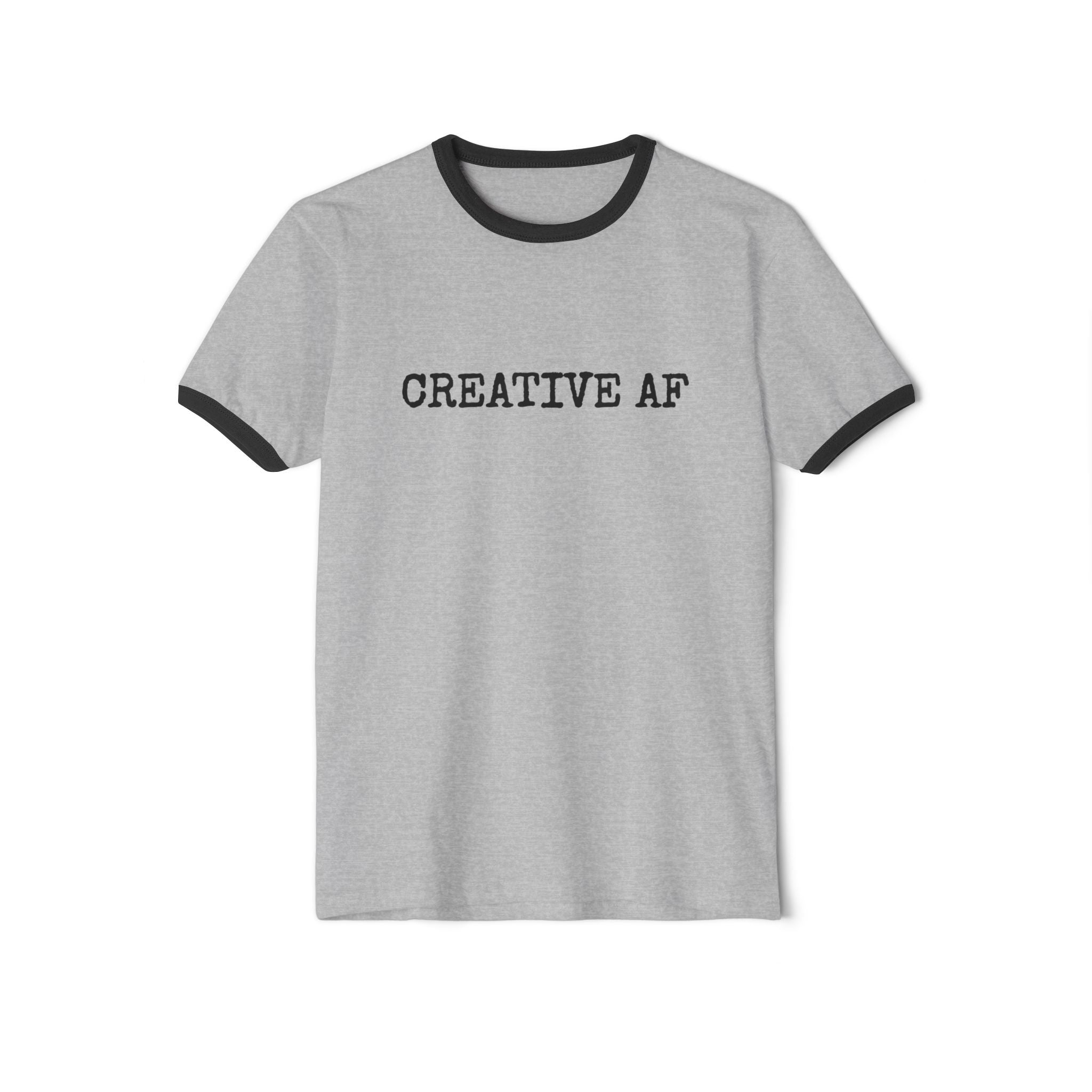 Creative AF Single Sided Cotton Ringer Tee