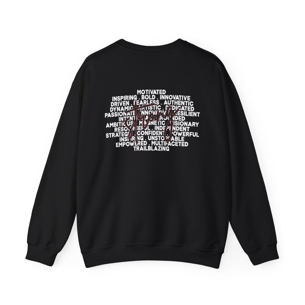 Stronger Than My Fears Gildan 18000 Double Sided Sweatshirt