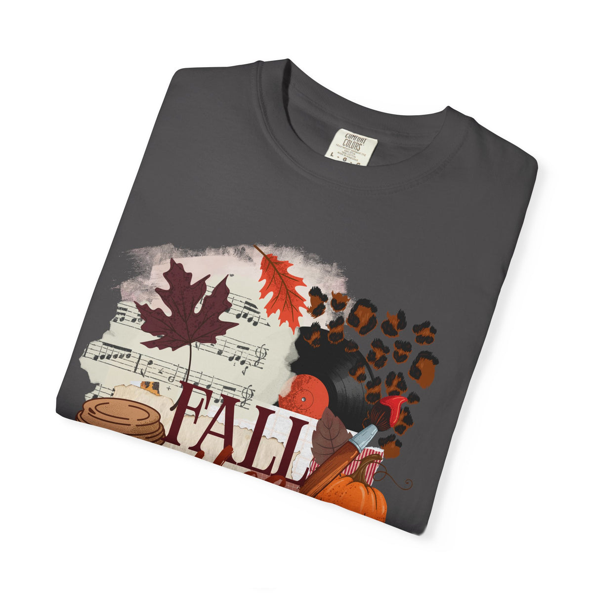 Fall Vibes Creative Girl Single Sided Comfort Colors Tee