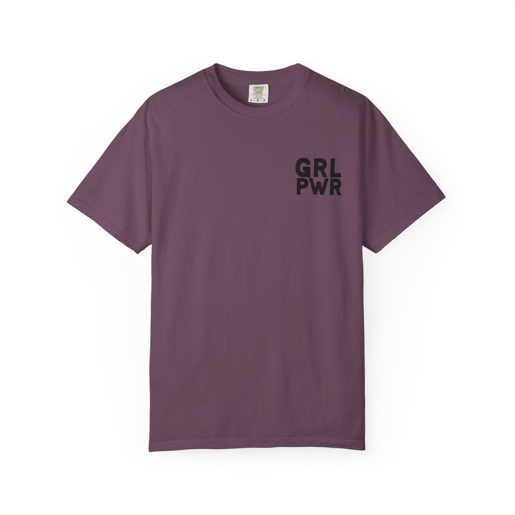 Girl Power Comfort Colors Double Sided Tee