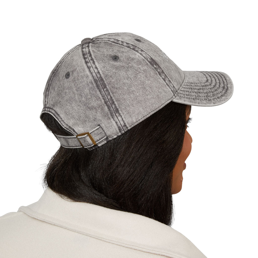 Vintage Embroidered Cap — "Betting On Me" Distressed Baseball Hat