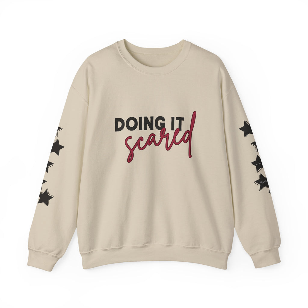 Doing It Scared Gildan 18000 Single Sided (w/sleeves) Sweatshirt