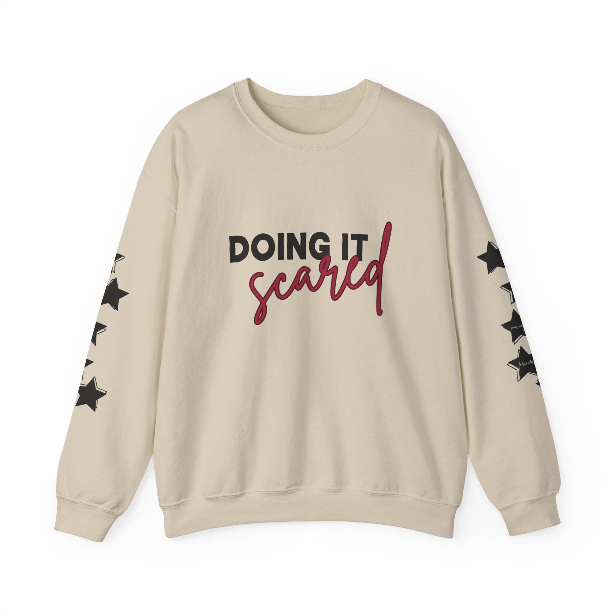 Doing It Scared Gildan 18000 Single Sided (w/sleeves) Sweatshirt