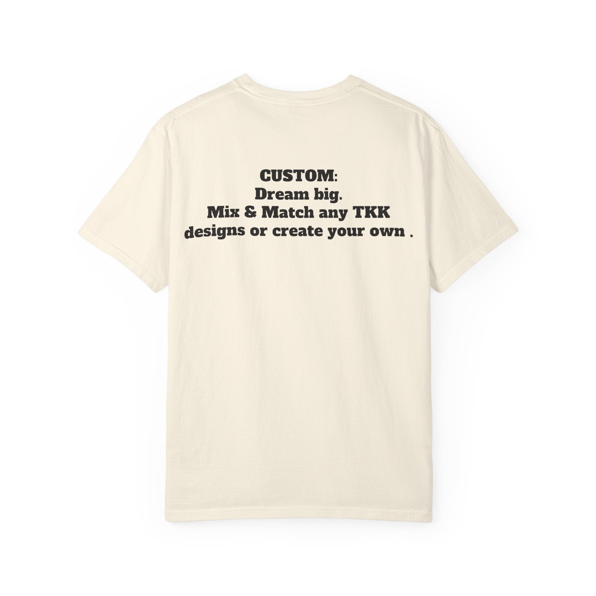 CUSTOM Comfort Colors Single or Double Sided Tee