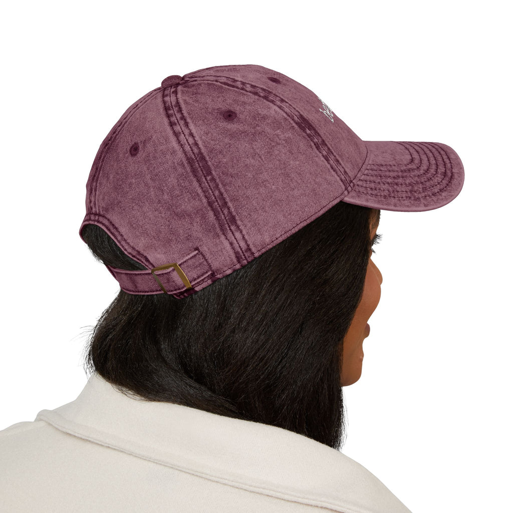 Vintage Embroidered Cap — "Betting On Me" Distressed Baseball Hat