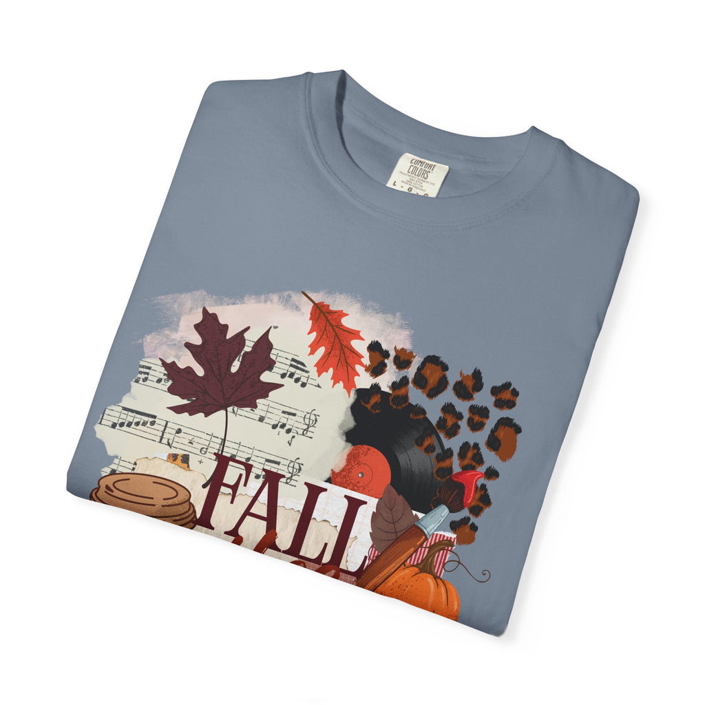 Fall Vibes Creative Girl Single Sided Comfort Colors Tee
