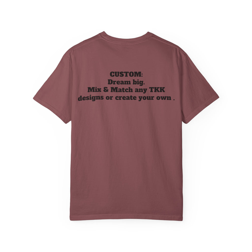 CUSTOM Comfort Colors Single or Double Sided Tee