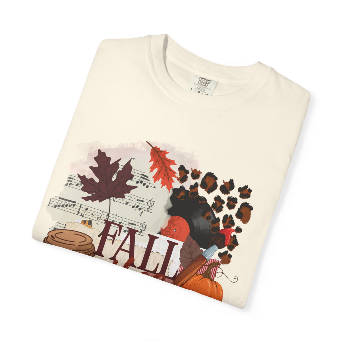 Fall Vibes Creative Girl Single Sided Comfort Colors Tee