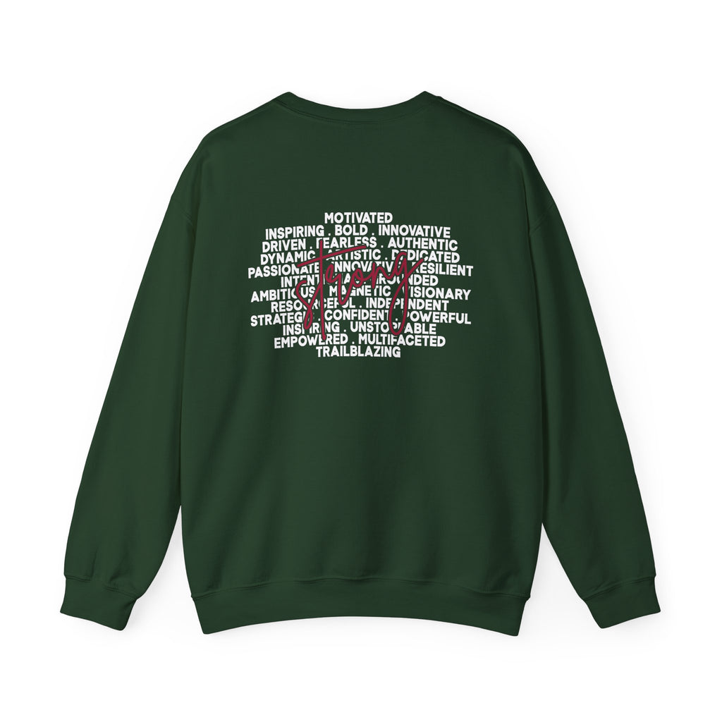 Stronger Than My Fears Gildan 18000 Double Sided Sweatshirt