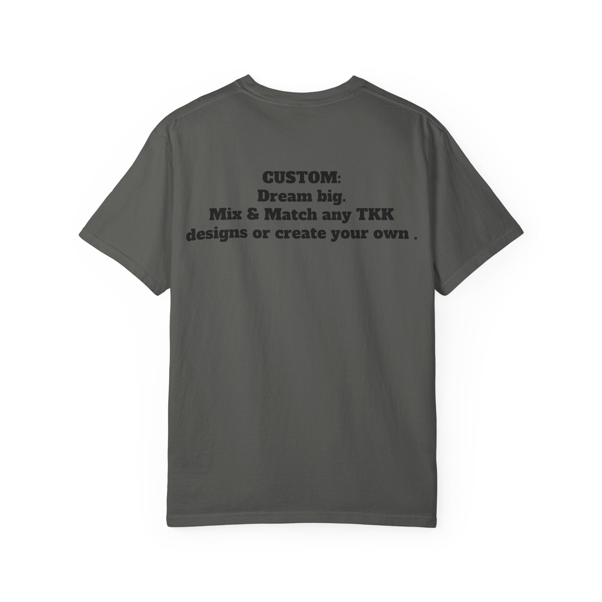 CUSTOM Comfort Colors Single or Double Sided Tee