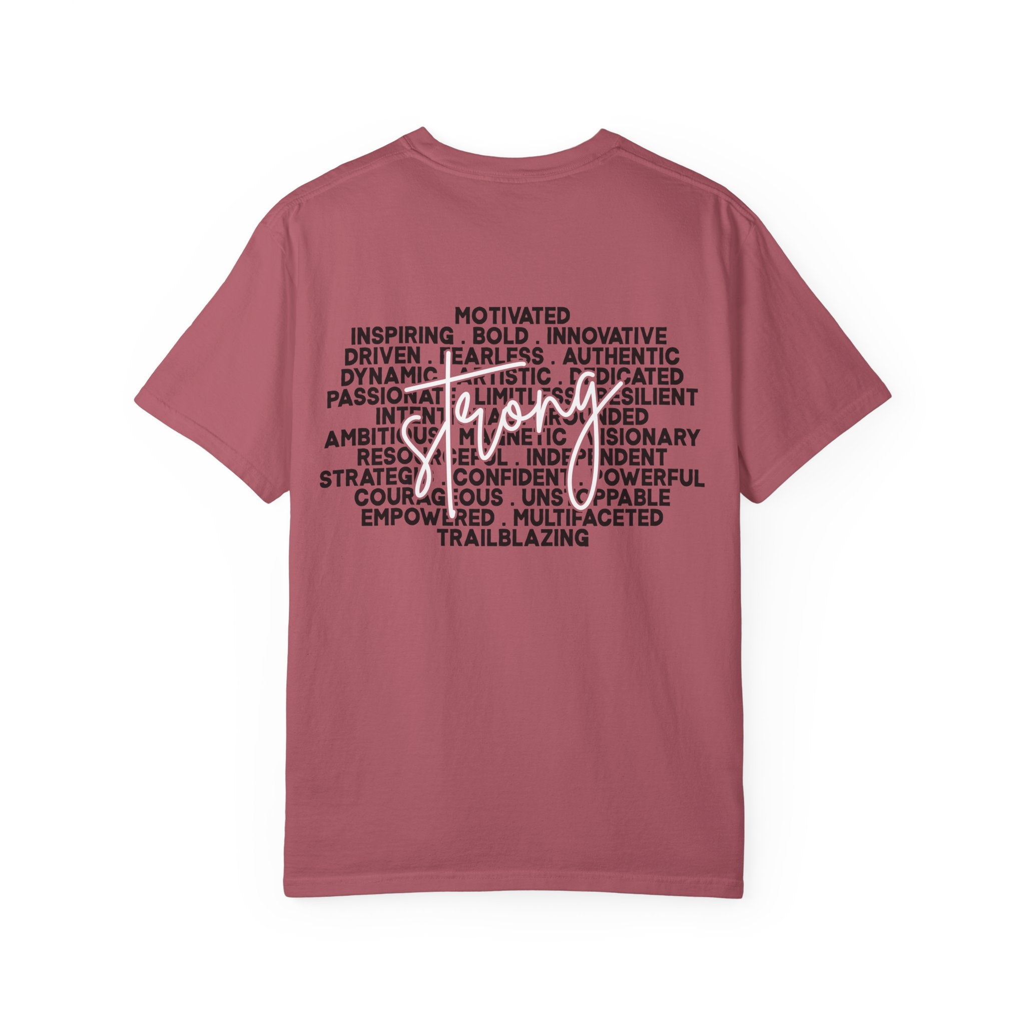 Stronger Than My Fears Comfort Colors Double Sided Tee