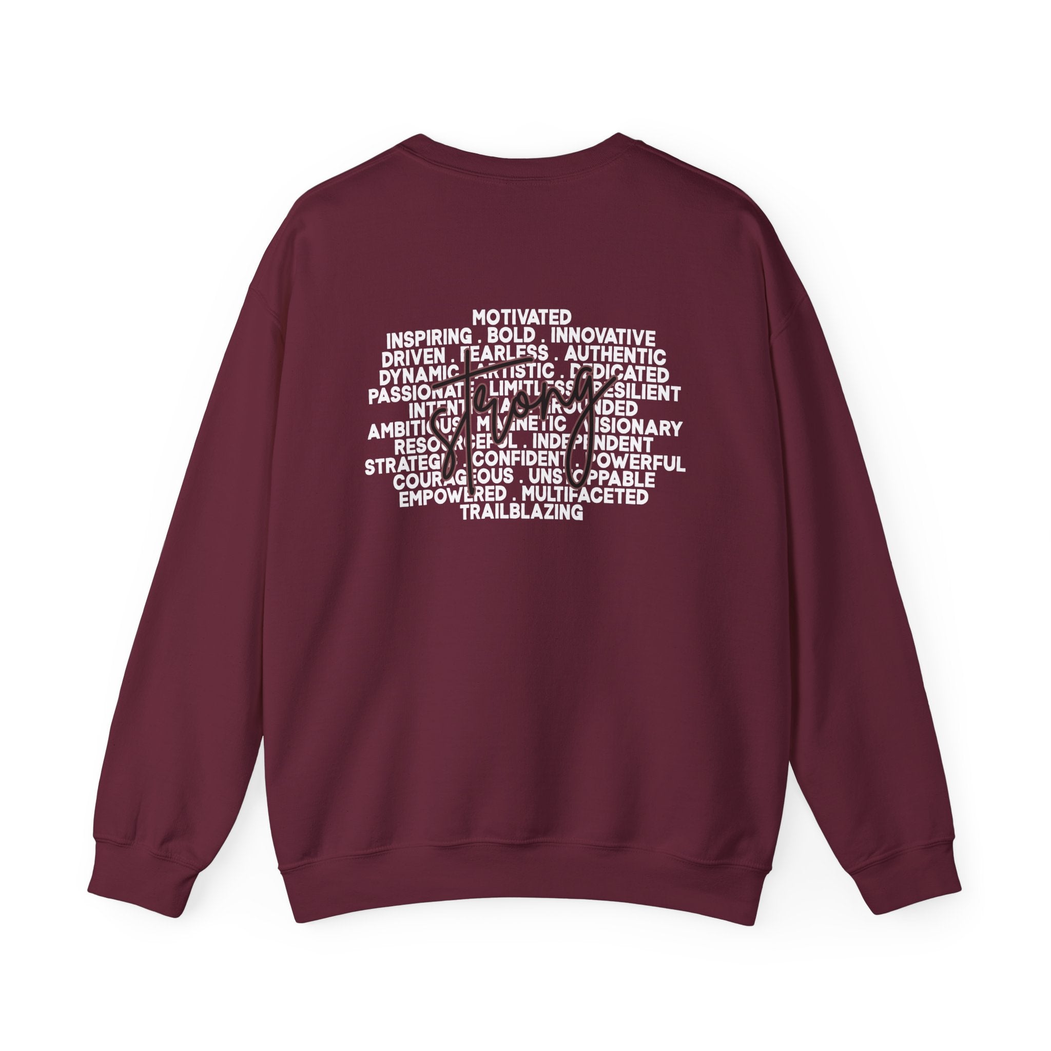 Stronger Than My Fears Gildan 18000 Double Sided Sweatshirt
