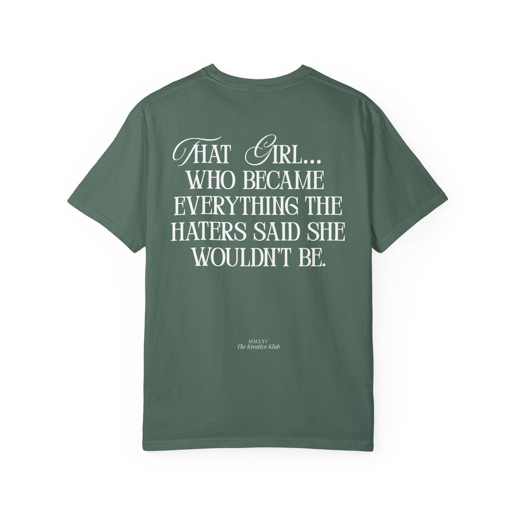 That Girl Comfort Colors Double Sided Tee