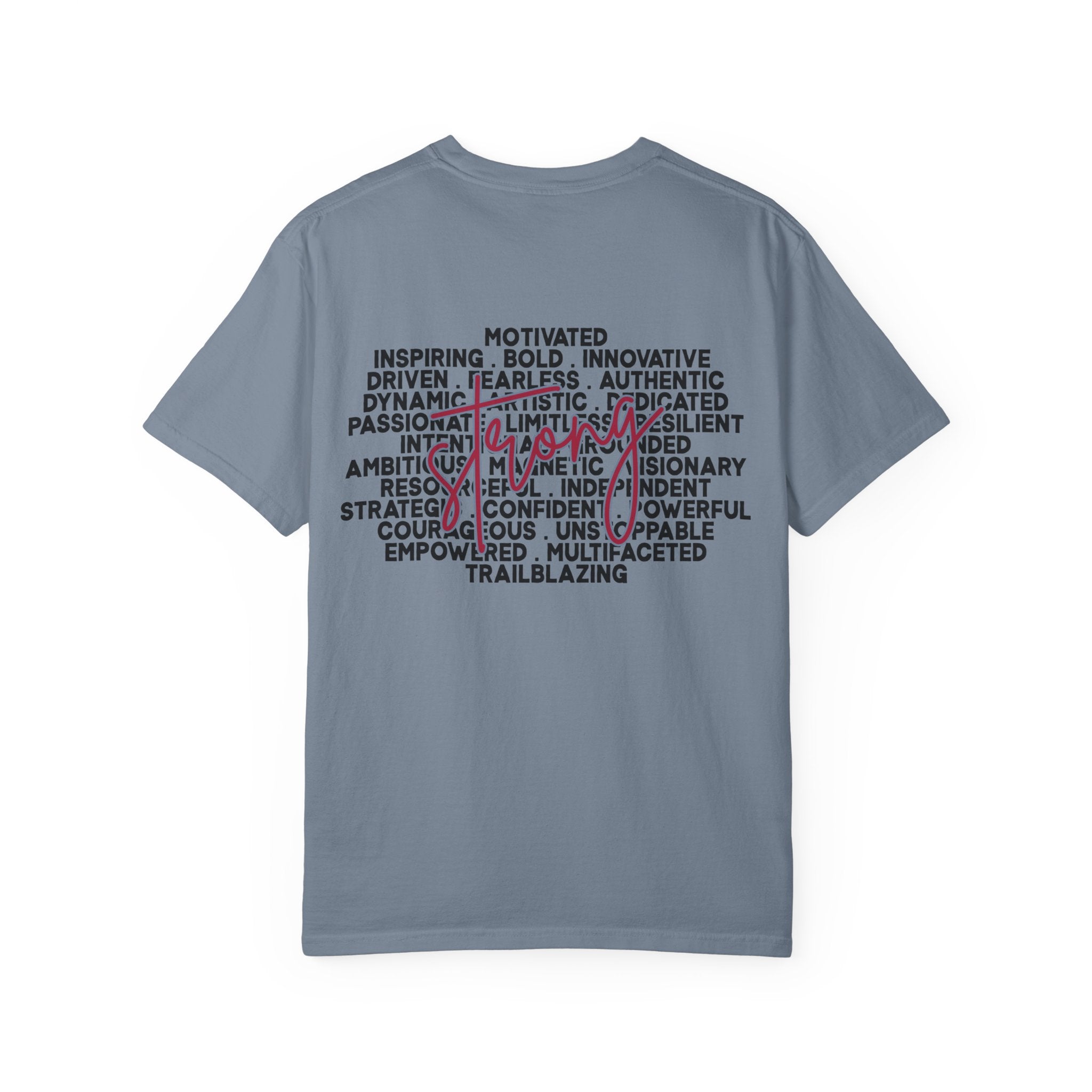 Stronger Than My Fears Comfort Colors Double Sided Tee