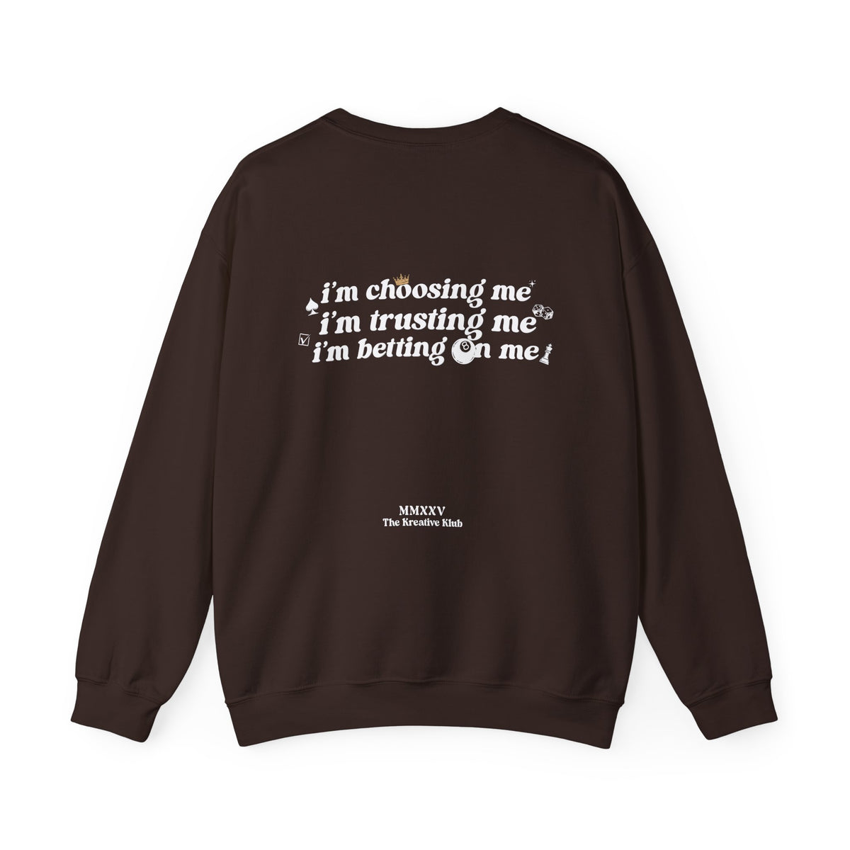 Betting on Me Magic 8 Ball Gildan 18000 Double Sided Sweatshirt