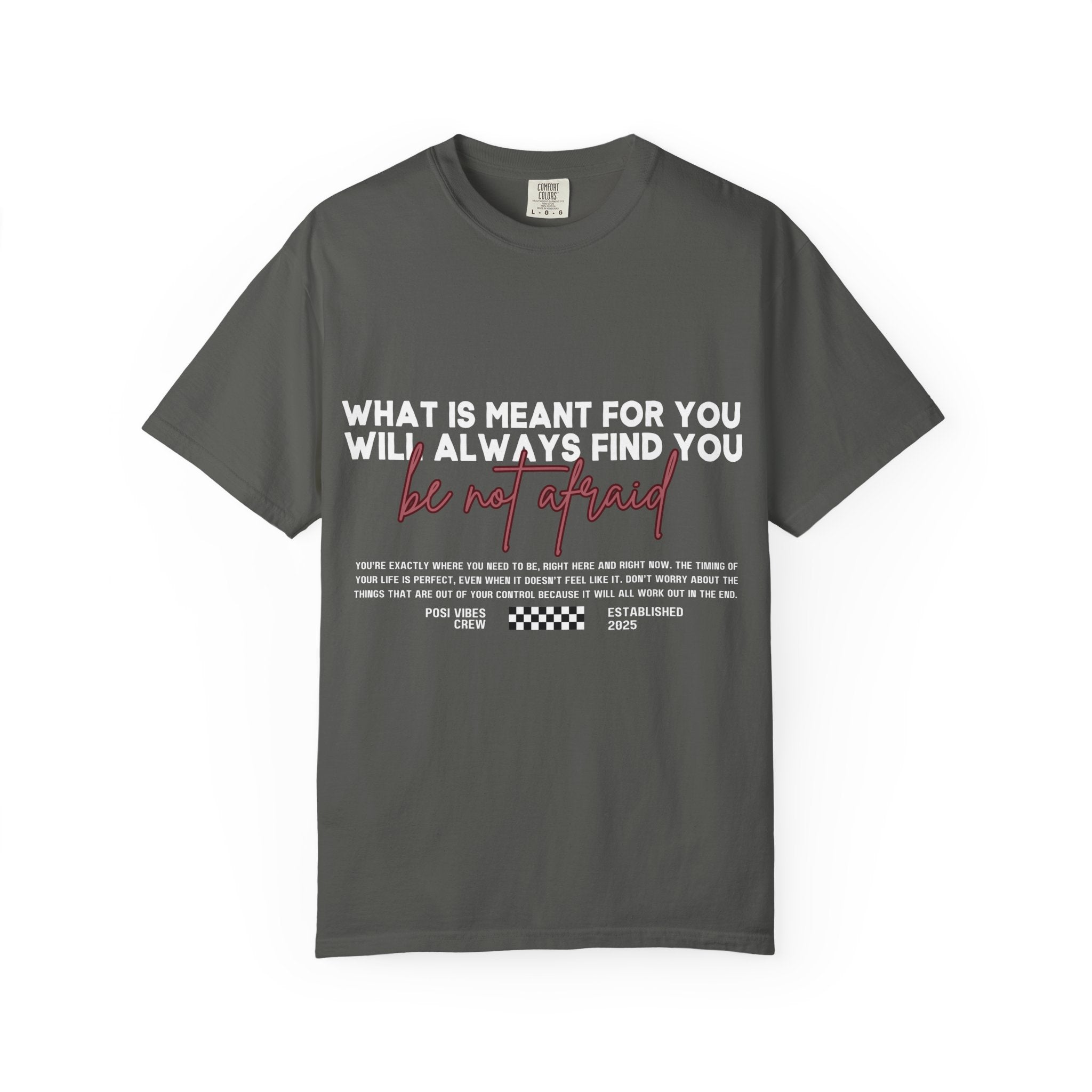 What Is Meant for You Will Always Find You Comfort Colors  Single Sided Tee
