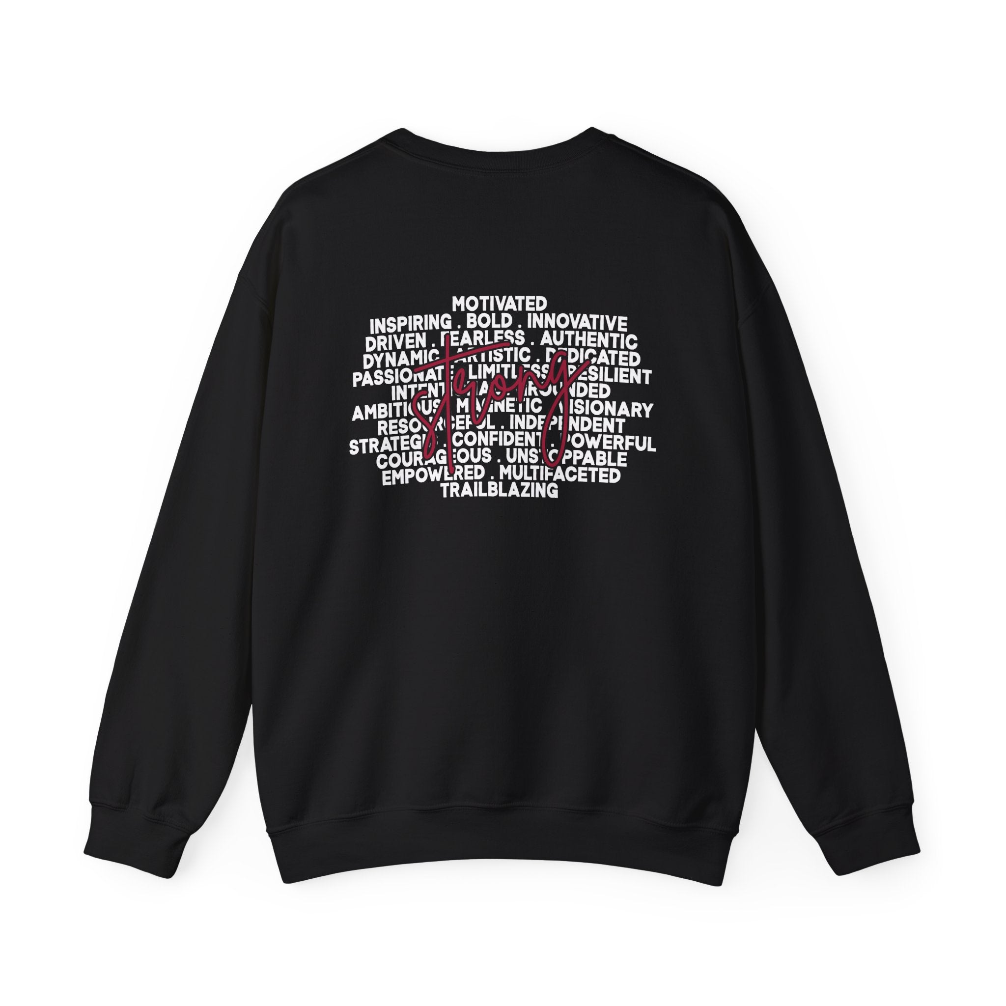 Stronger Than My Fears Gildan 18000 Double Sided Sweatshirt