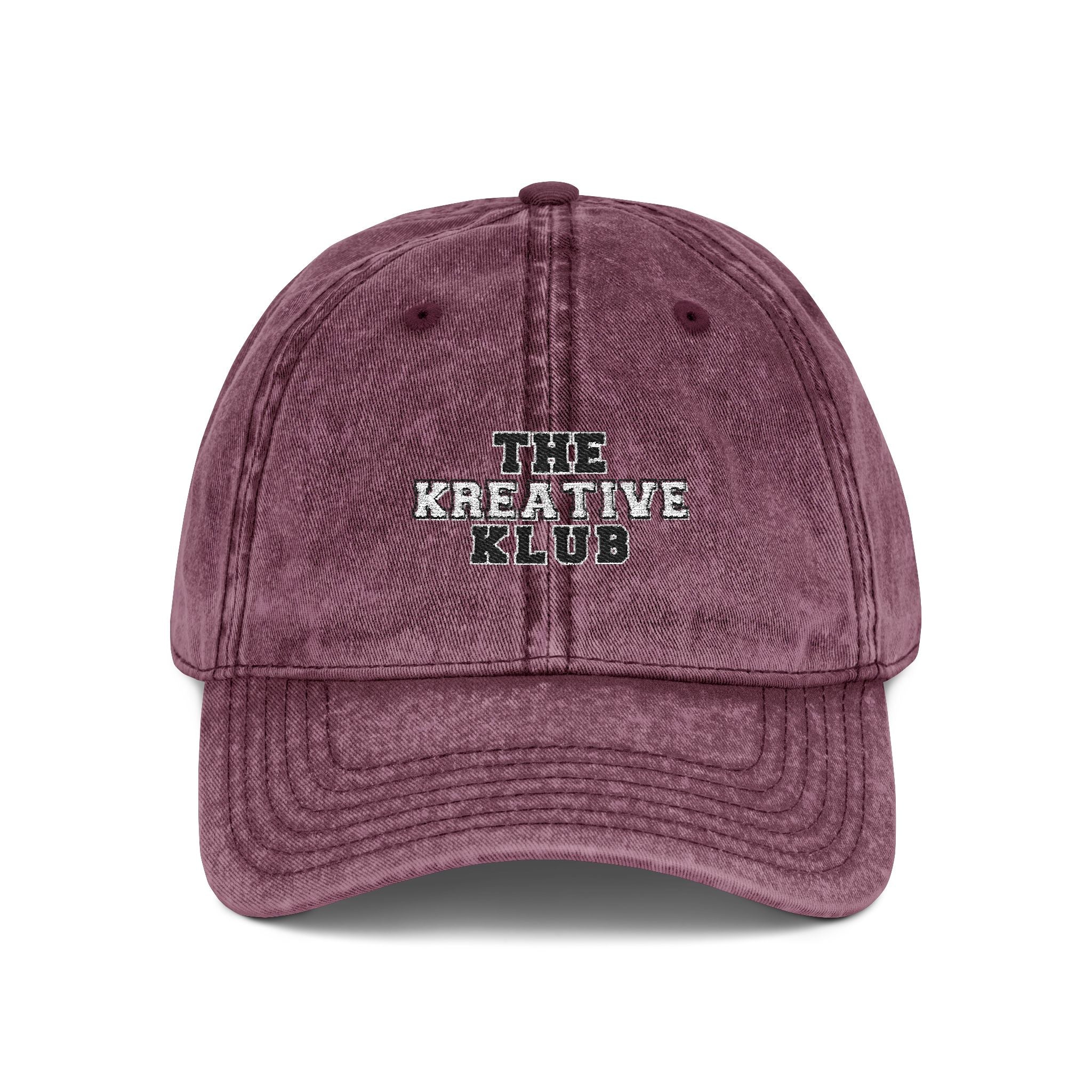 The Kreative Klub Otto Snapback Hat, Embroidered Statement Cap, Streetwear Bold Font Hat, Adjustable Unisex Creative Club Headwear