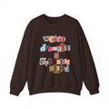 Weird Dramatic & Overstimulated Gildan 18000 Single Sided Sweatshirt