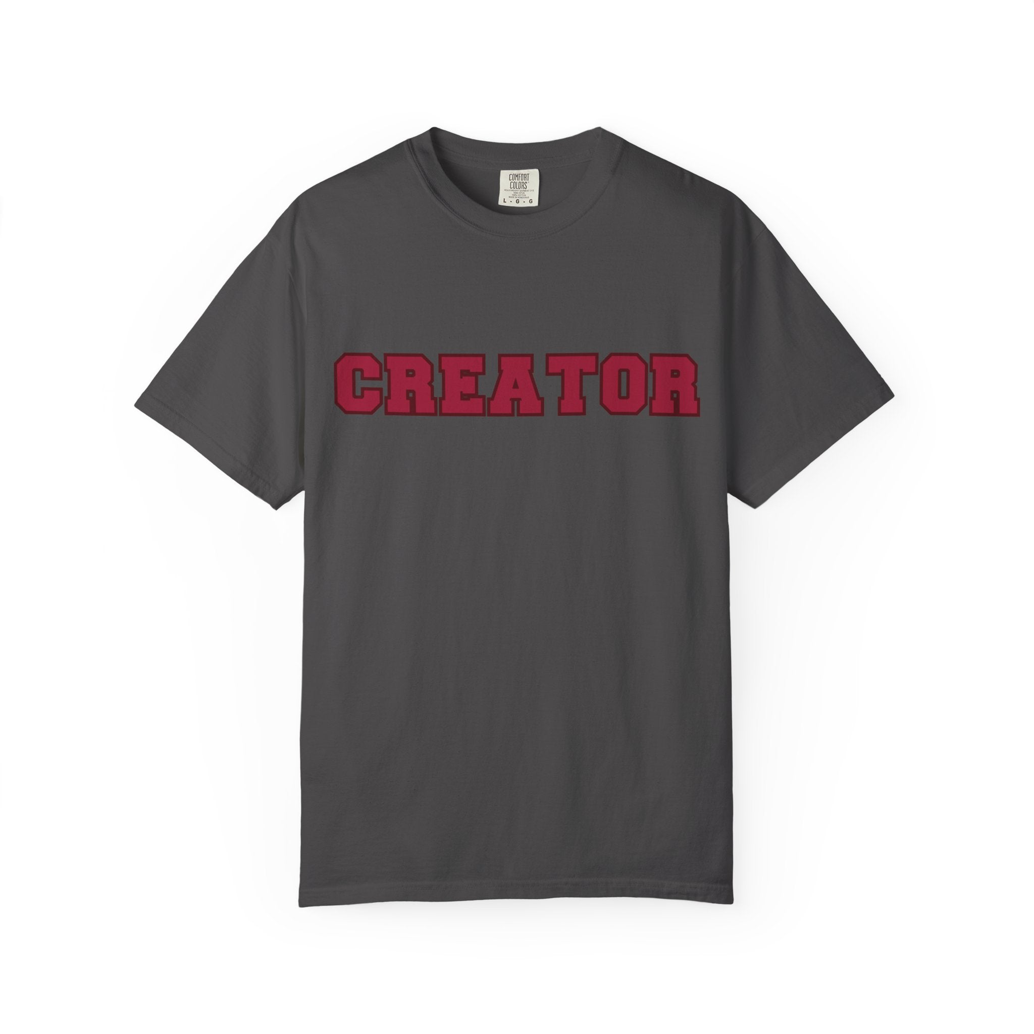 Creator Varsity Comfort Colors Single Sided Tee