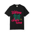 Iced Coffee and Craft Time Comfort Colors Single Sided Tee