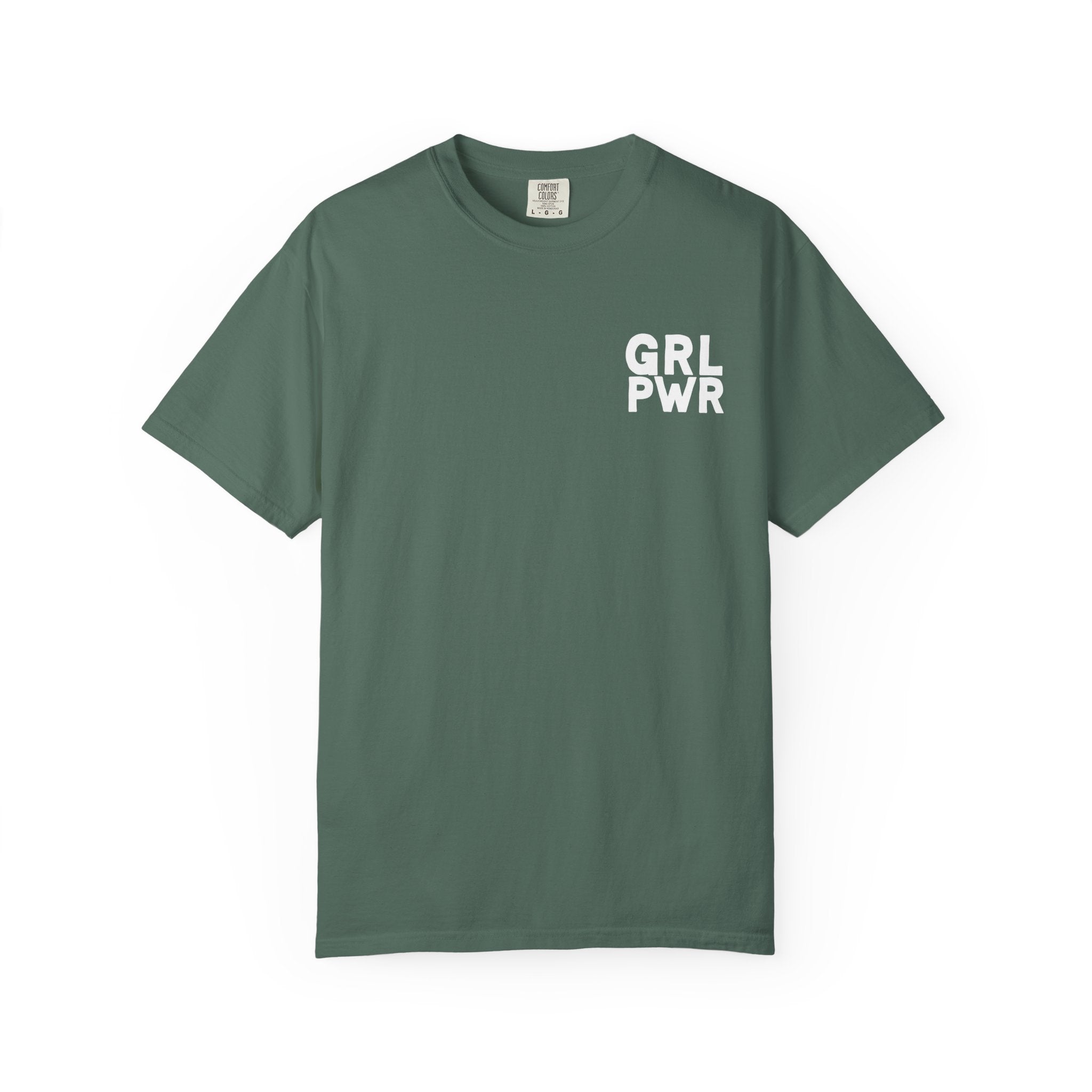 Girl Power Comfort Colors Double Sided Tee