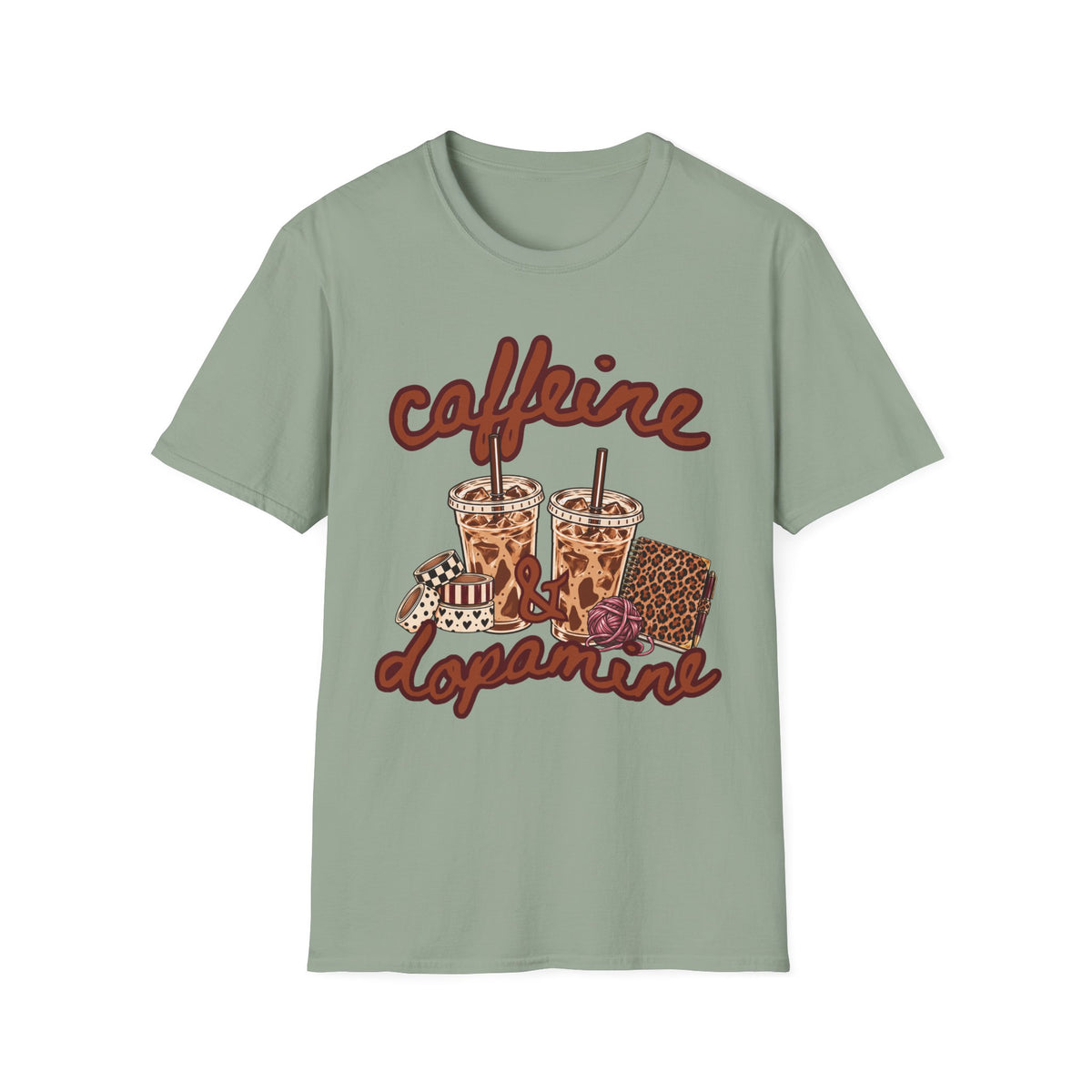 Caffeine and Dopamine Single Sided Gildan Tee