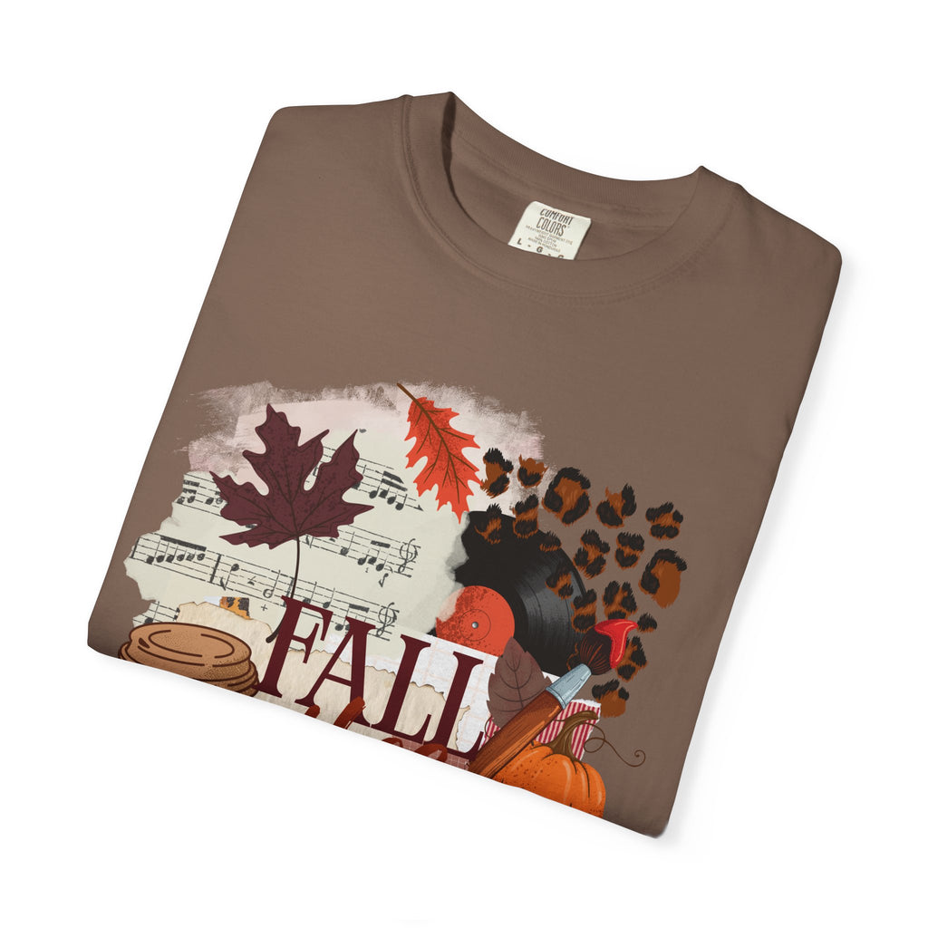 Fall Vibes Creative Girl Single Sided Comfort Colors Tee