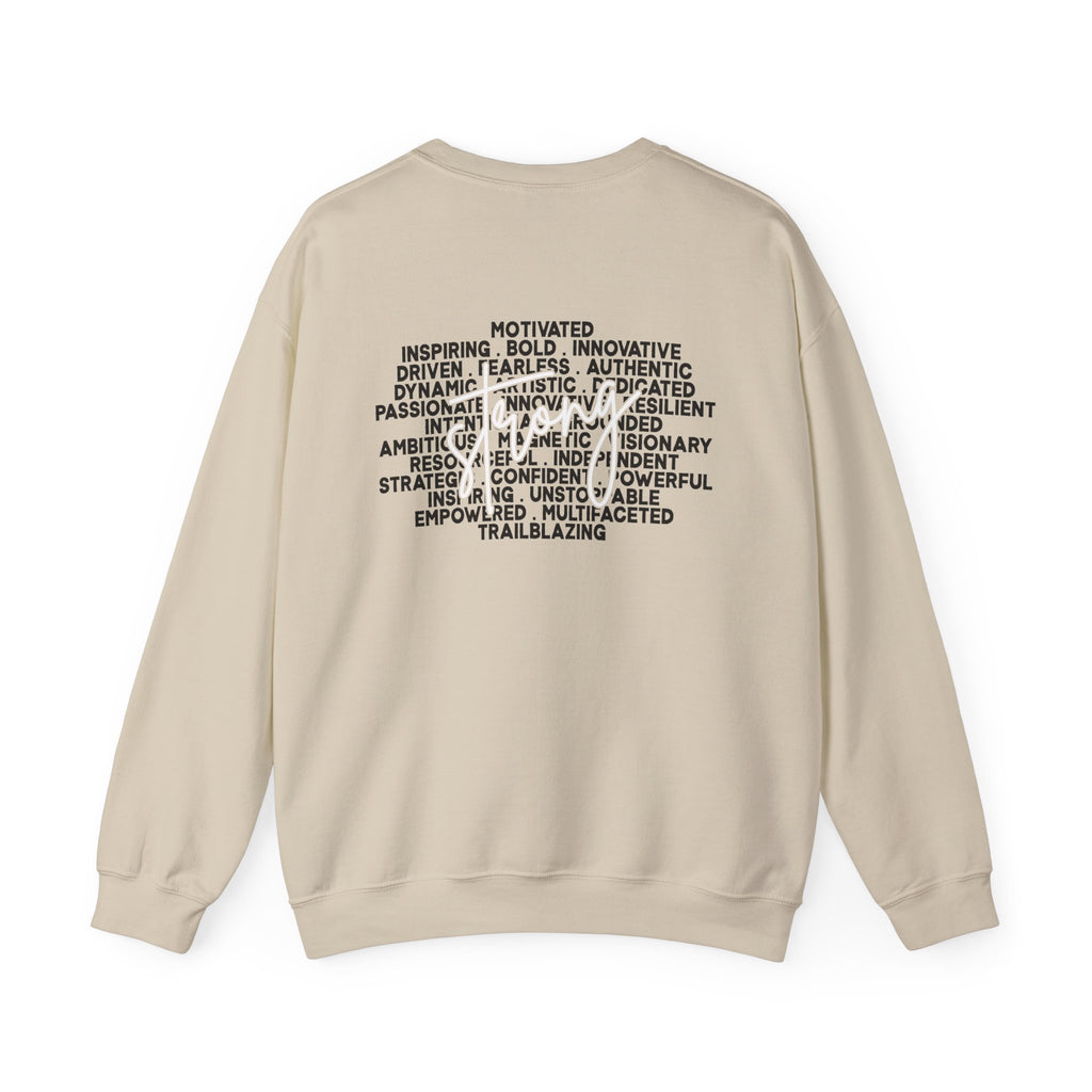 Stronger Than My Fears Gildan 18000 Double Sided Sweatshirt
