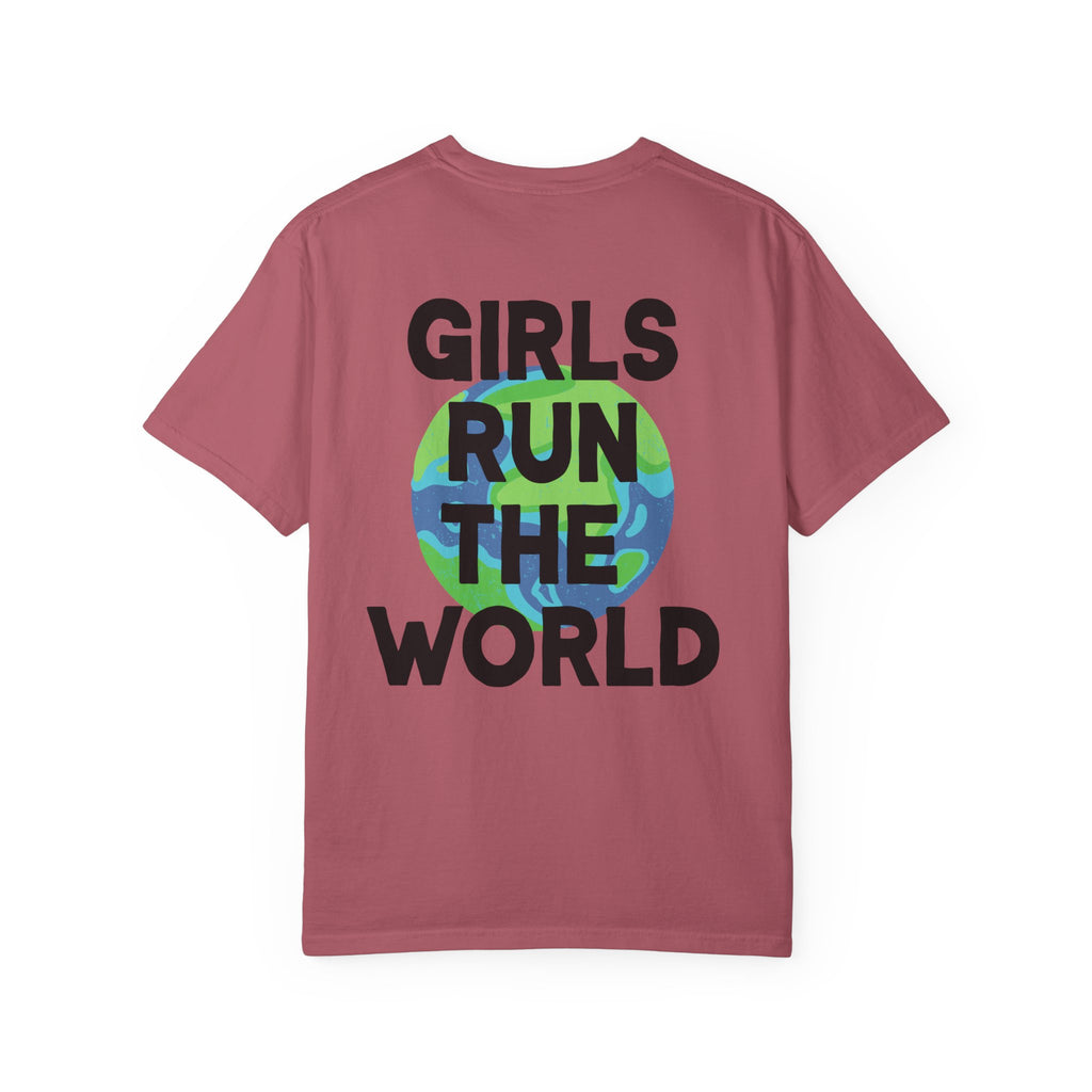Girl Power Comfort Colors Double Sided Tee