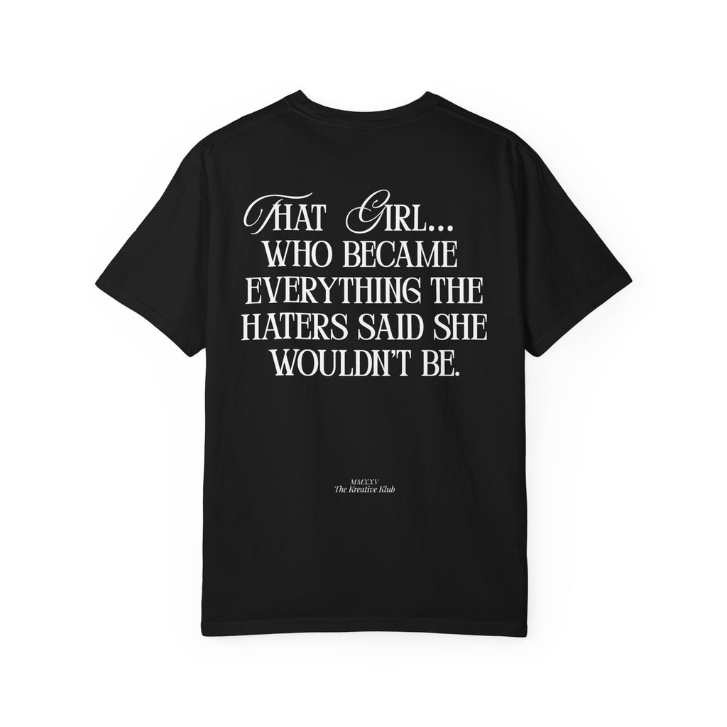 That Girl Comfort Colors Double Sided Tee