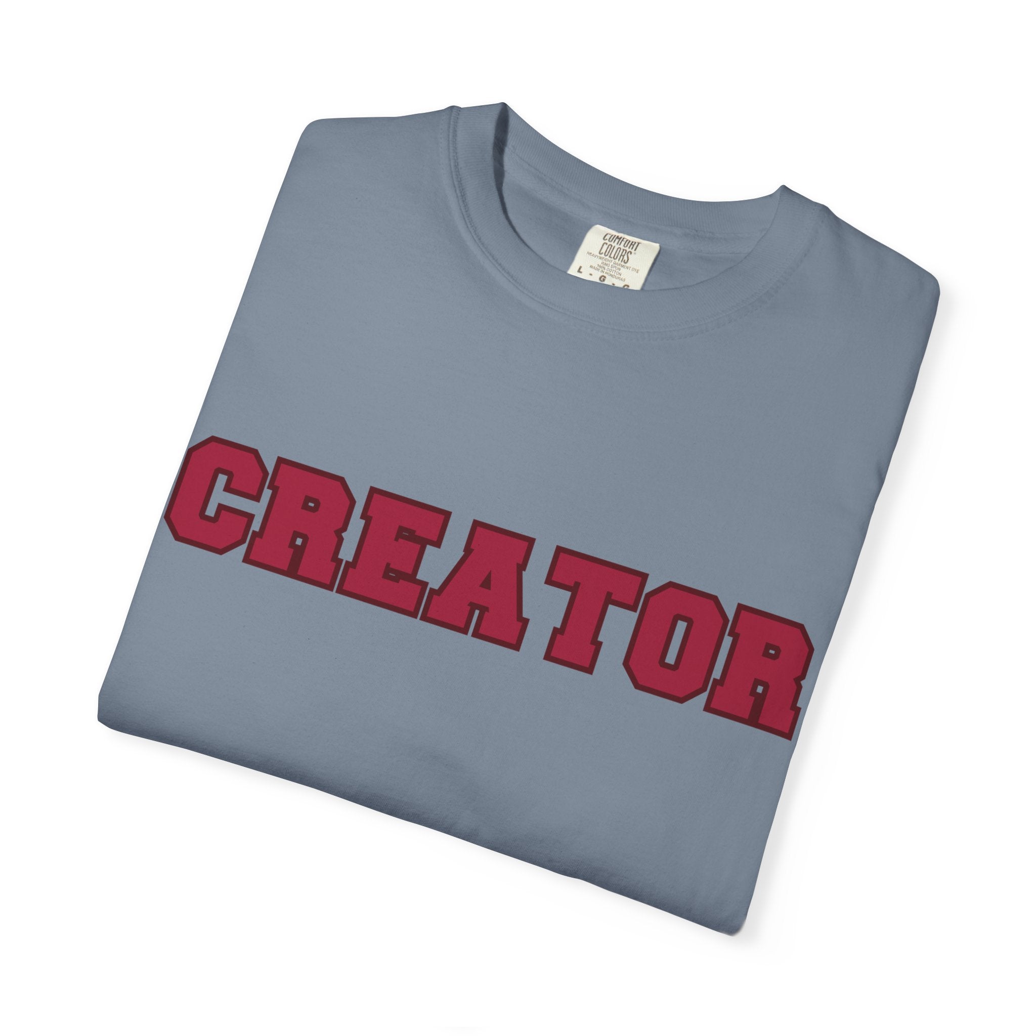 Creator Varsity Comfort Colors Single Sided Tee