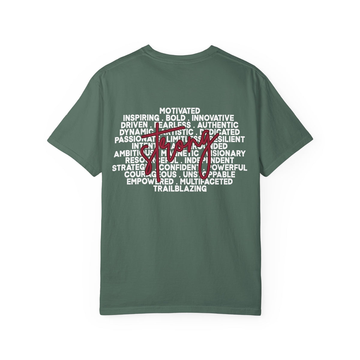 Stronger Than My Fears Comfort Colors Double Sided Tee