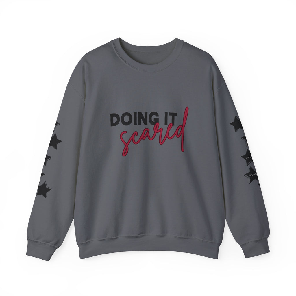 Doing It Scared Gildan 18000 Single Sided (w/sleeves) Sweatshirt