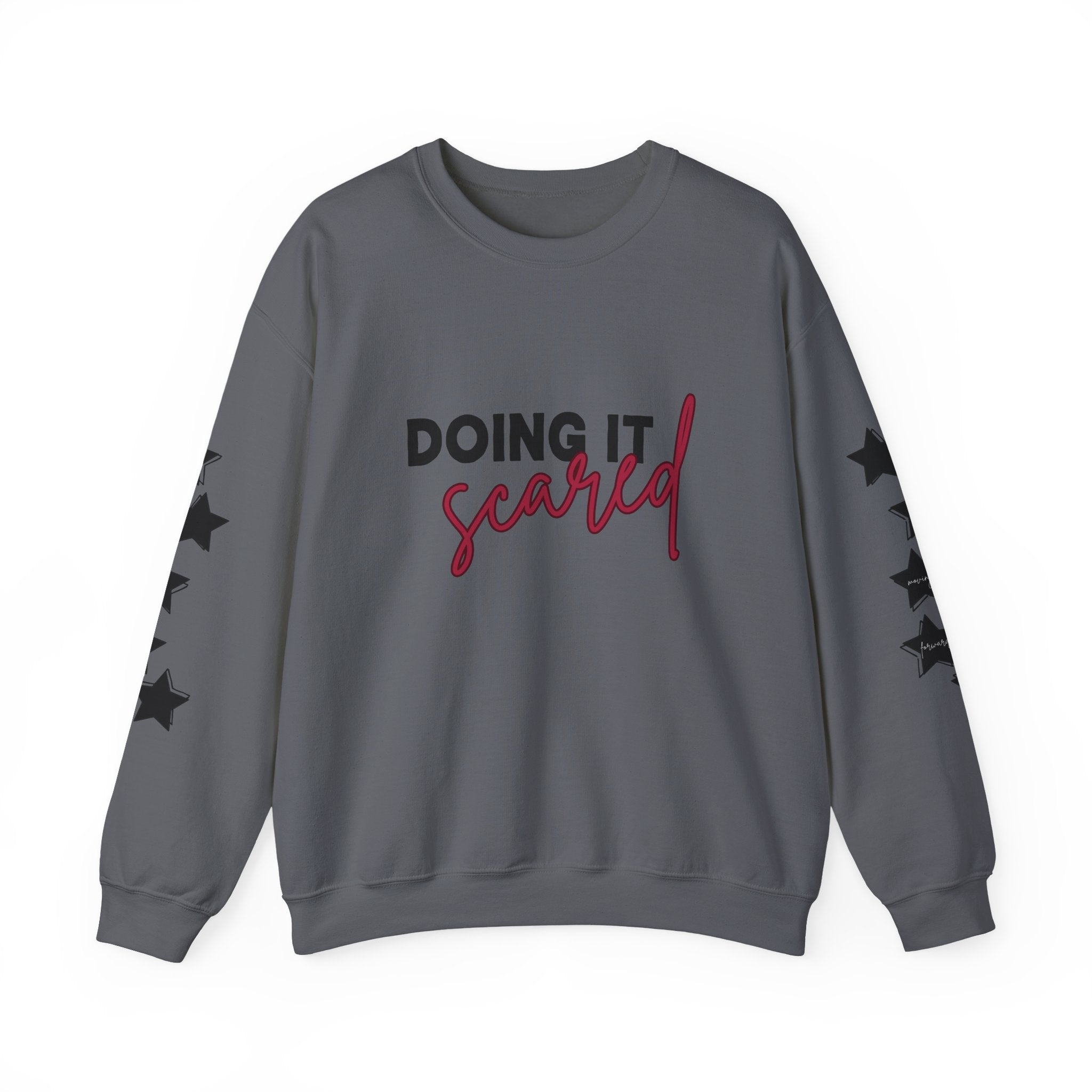 Doing It Scared Gildan 18000 Single Sided (w/sleeves) Sweatshirt