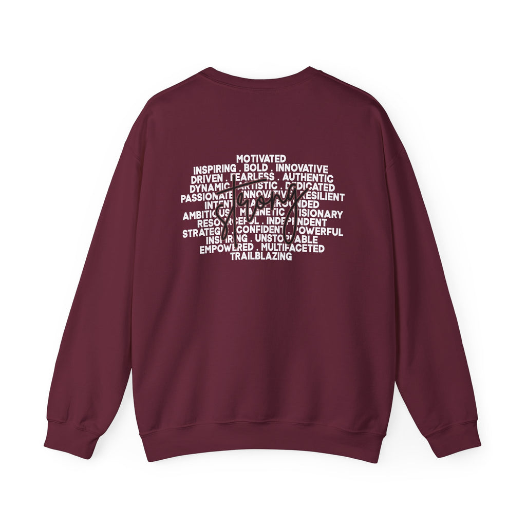 Stronger Than My Fears Gildan 18000 Double Sided Sweatshirt