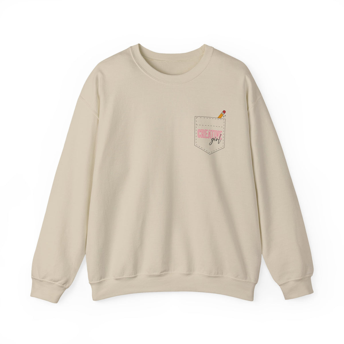 Creative Girl Gildan Double Sided Sweatshirt