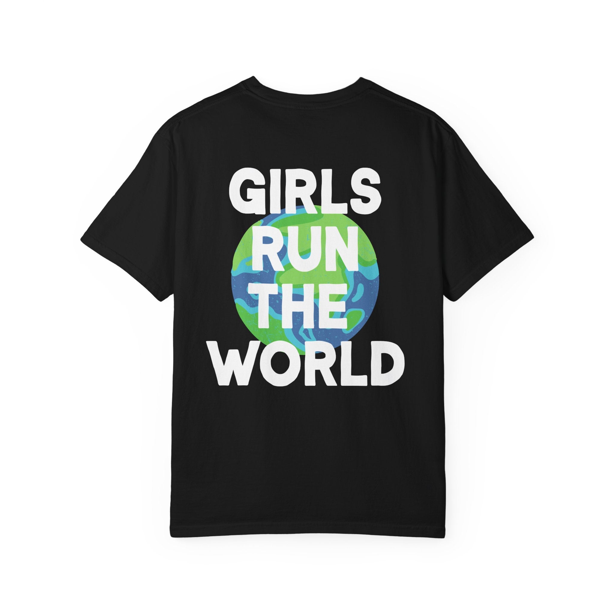 Girl Power Comfort Colors Double Sided Tee