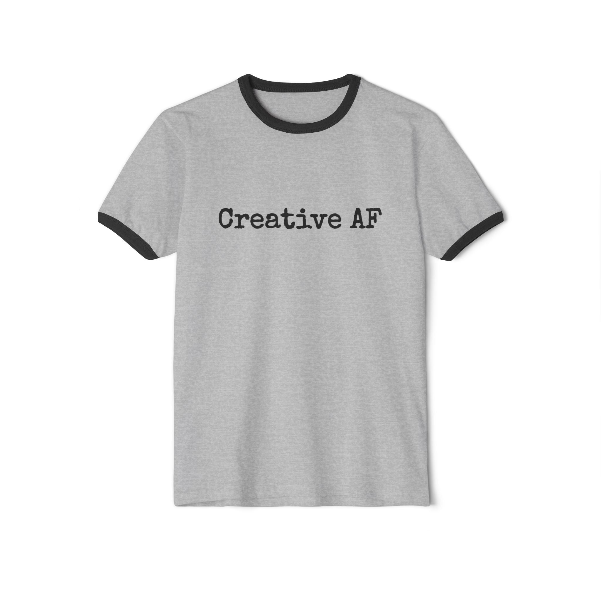 Creative AF Single Sided Cotton Ringer Tee